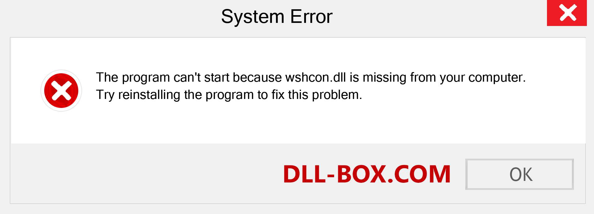  wshcon.dll file is missing?. Download for Windows 7, 8, 10 - Fix  wshcon dll Missing Error on Windows, photos, images